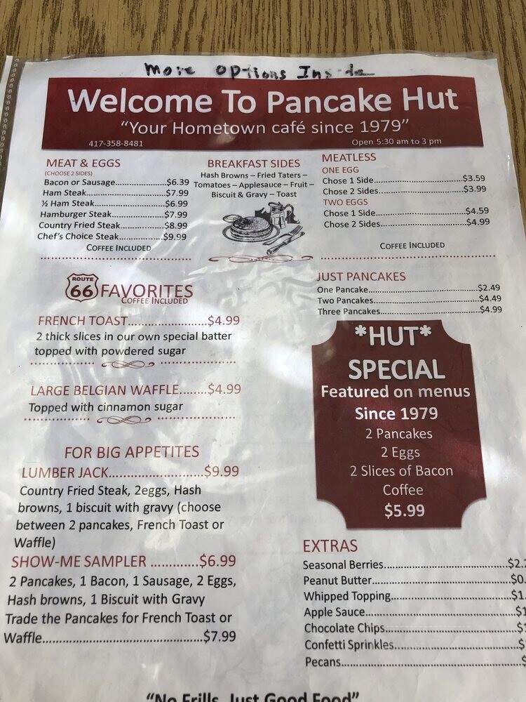 Pancake Hut - Carthage, MO