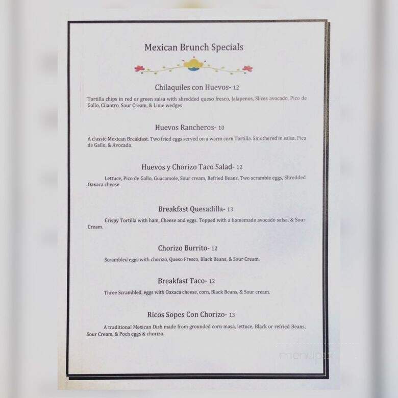 Panchos & Gringos - Putnam Valley, NY menu_pic