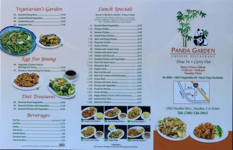 China Garden - Needles, CA menu_pic