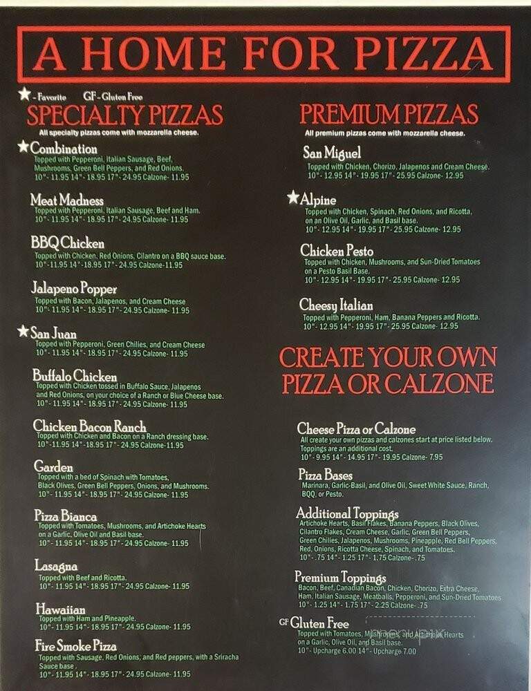 Panny's Pizzeria - Ridgway, CO