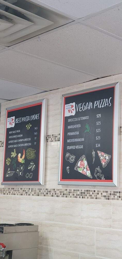 Papillon Pizzeria - Newmarket, ON menu_pic