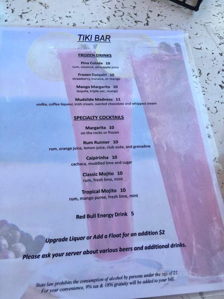 Paradise Cafe - Miami Beach, FL menu_pic