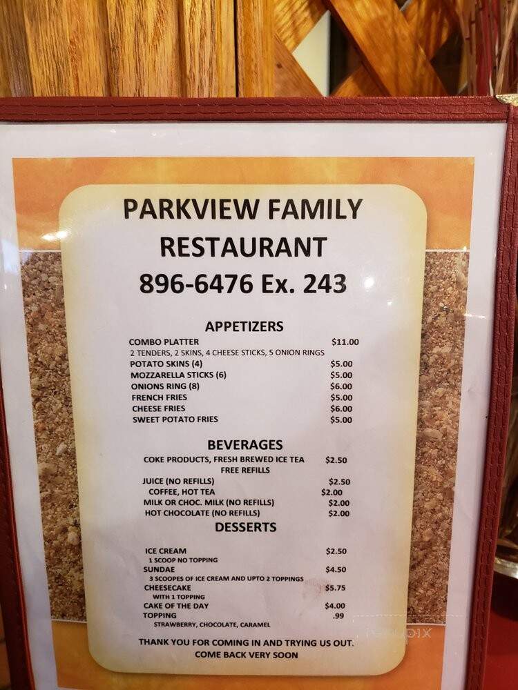 Parkview Family Restaurant - Richfield, UT