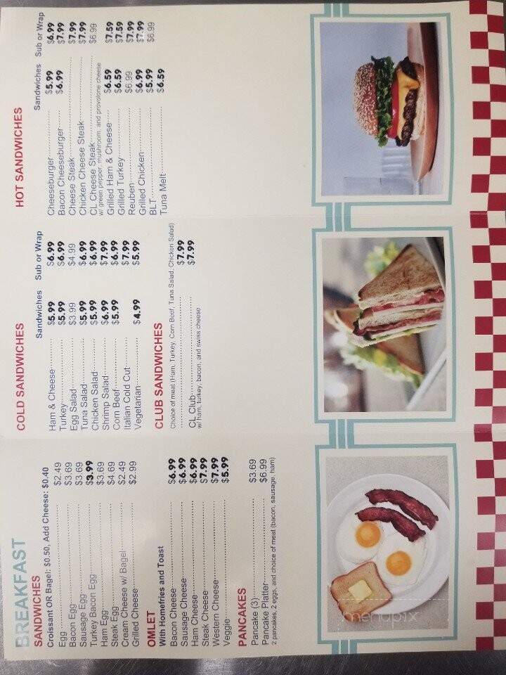 Parkway Deli - Hanover, MD menu_pic