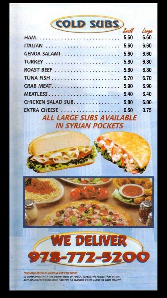 Parthenon Pizza - Brandon, MB menu_pic