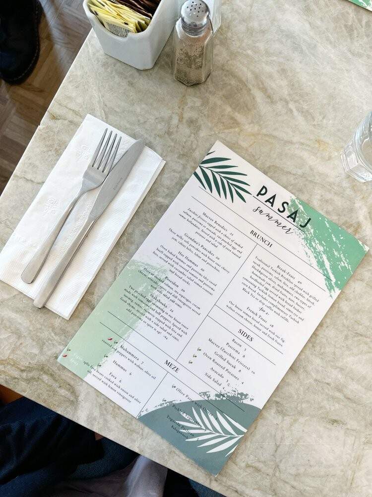 Pasaj - Toronto, ON menu_pic
