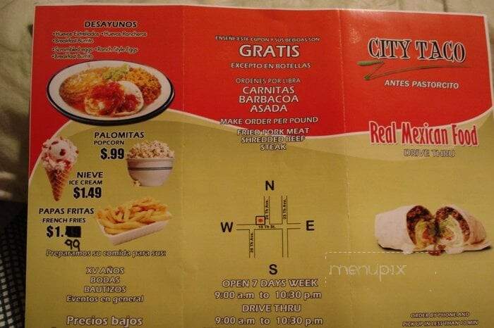 Pastorcito Taqueria - Greeley, CO menu_pic