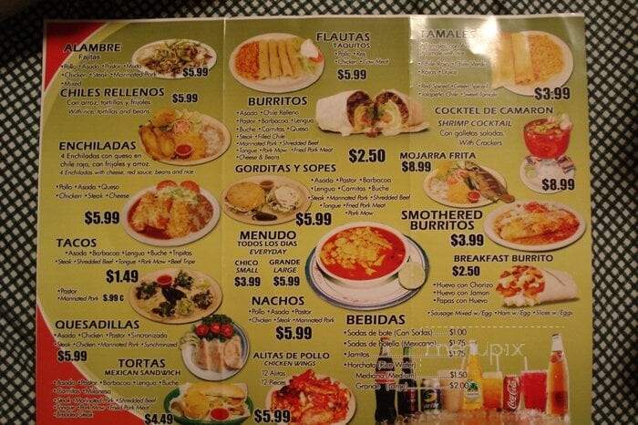 Pastorcito Taqueria - Greeley, CO menu_pic