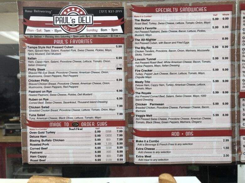 Paul's Deli Gulf Mini Mart - Tarpon Springs, FL