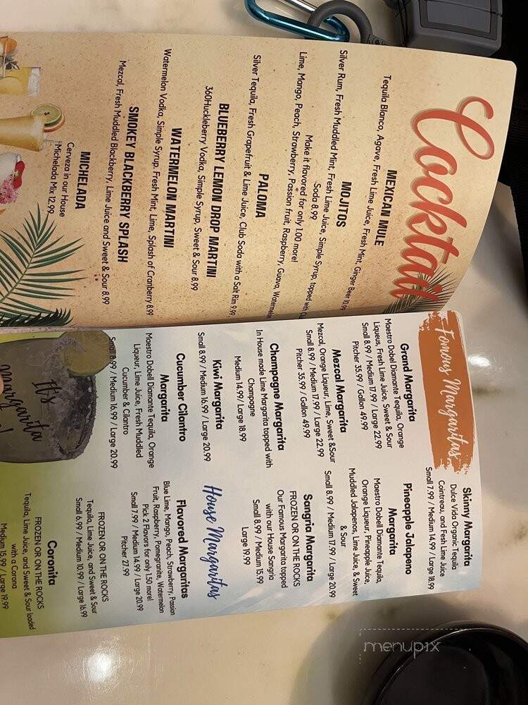 Pedro's Tacos & Tequila Bar - Mary Esther, FL menu_pic