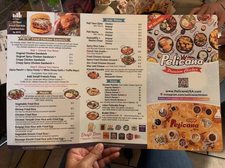 Pelicana Chicken - Queens, NY menu_pic