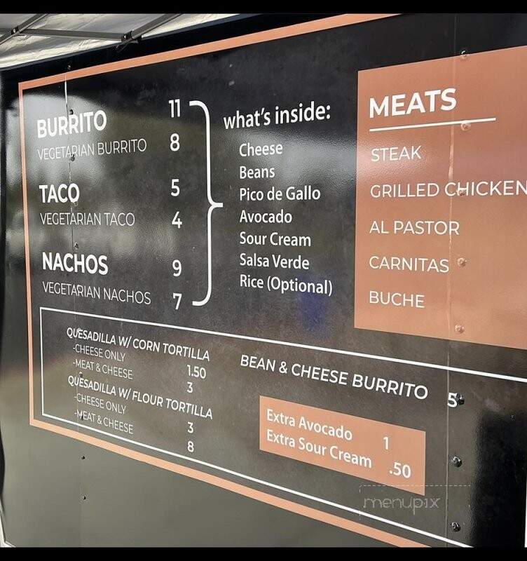 Phantom's Food Truck - Atwater, CA menu_pic