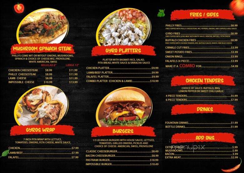 Philly Boys - Galt, CA menu_pic