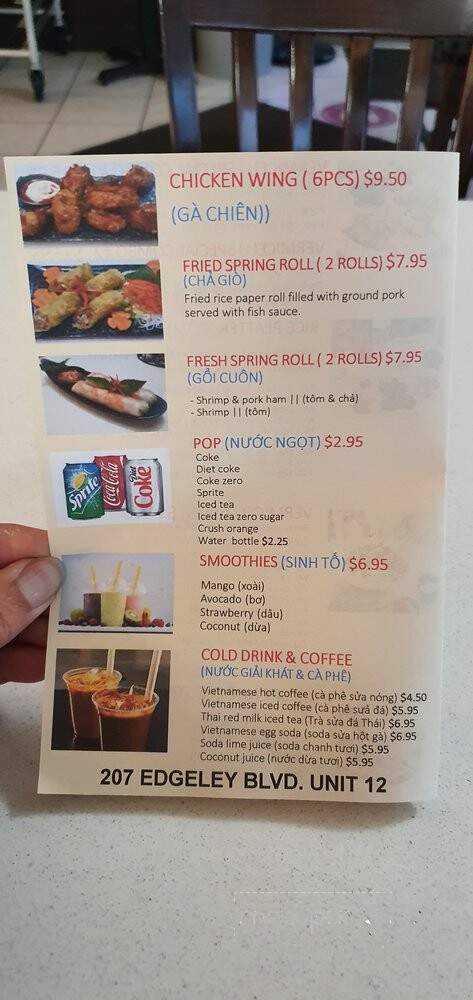 PHO 128 - Concord, ON menu_pic