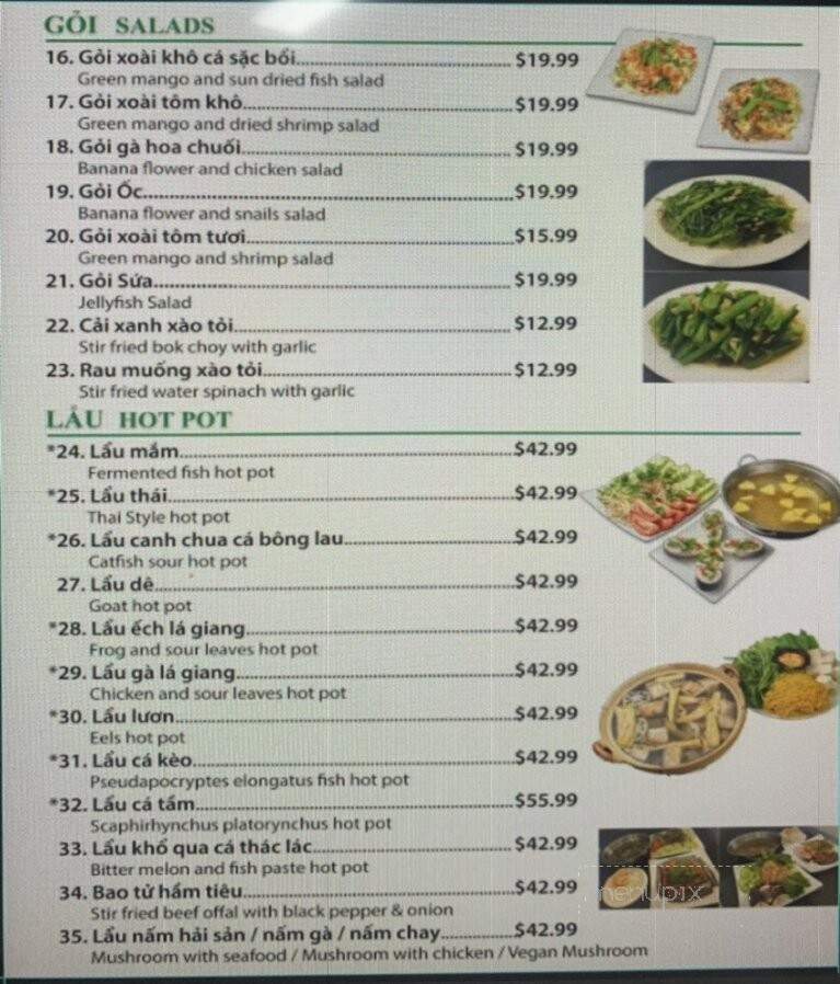 Pho 4 Real - Las Vegas, NV menu_pic