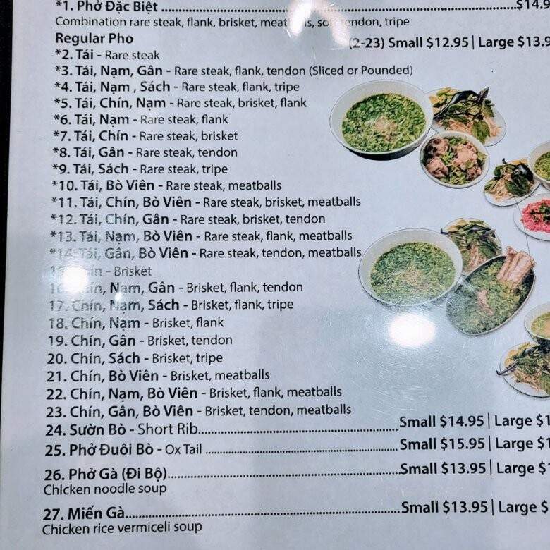 Pho4real - Las Vegas, NV menu_pic