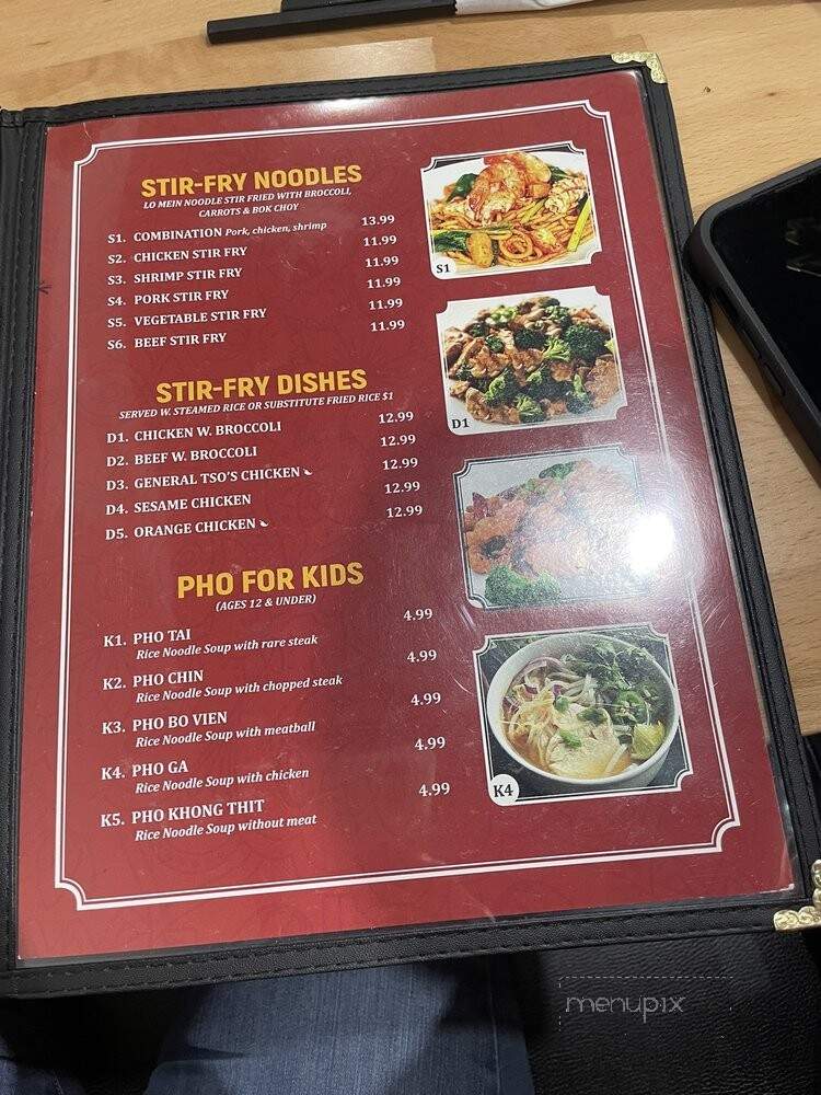 Pho 54 - Del City, OK menu_pic