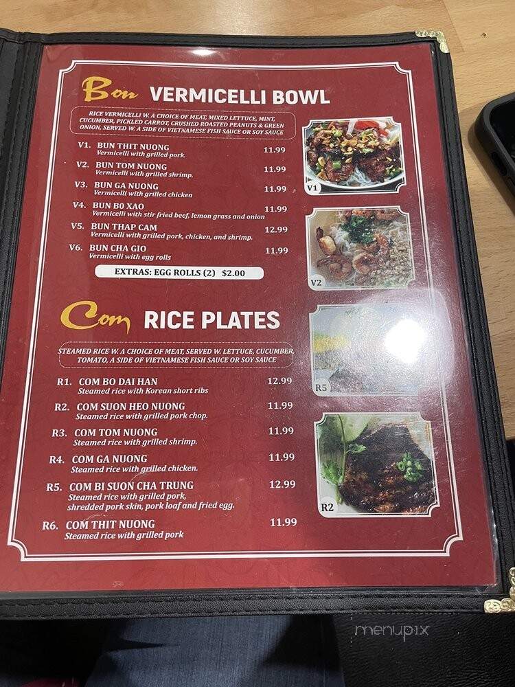 Pho 54 - Del City, OK menu_pic