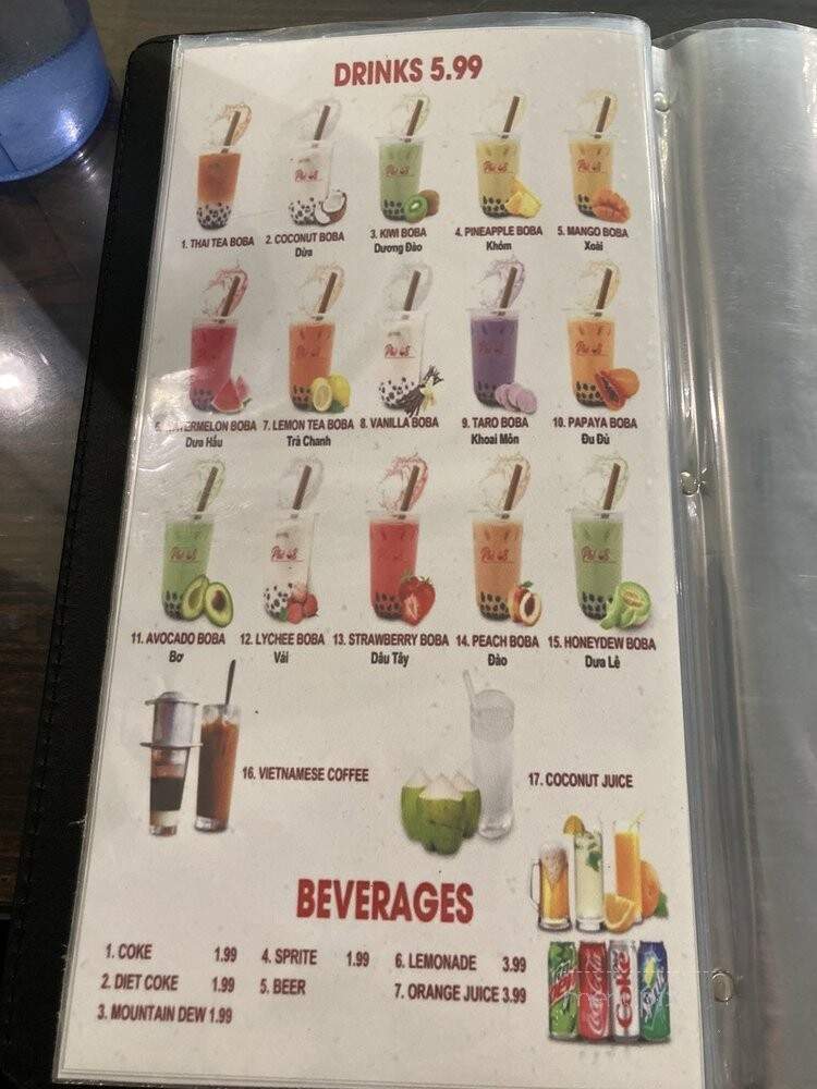 Pho 8 - Denver, CO menu_pic