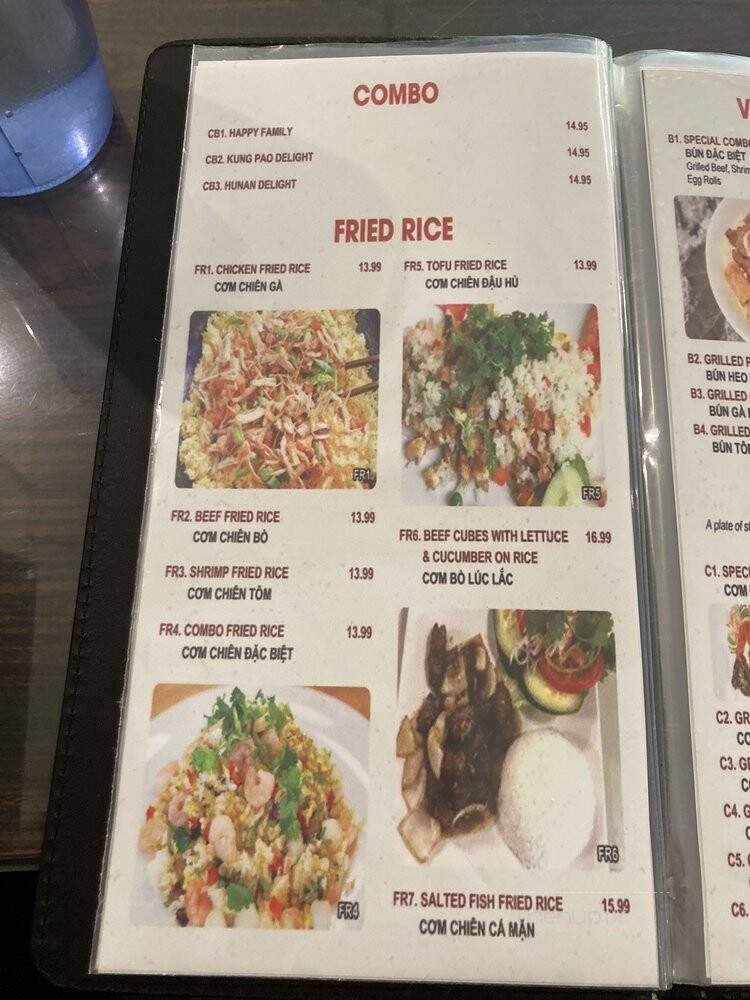Pho 8 - Denver, CO menu_pic