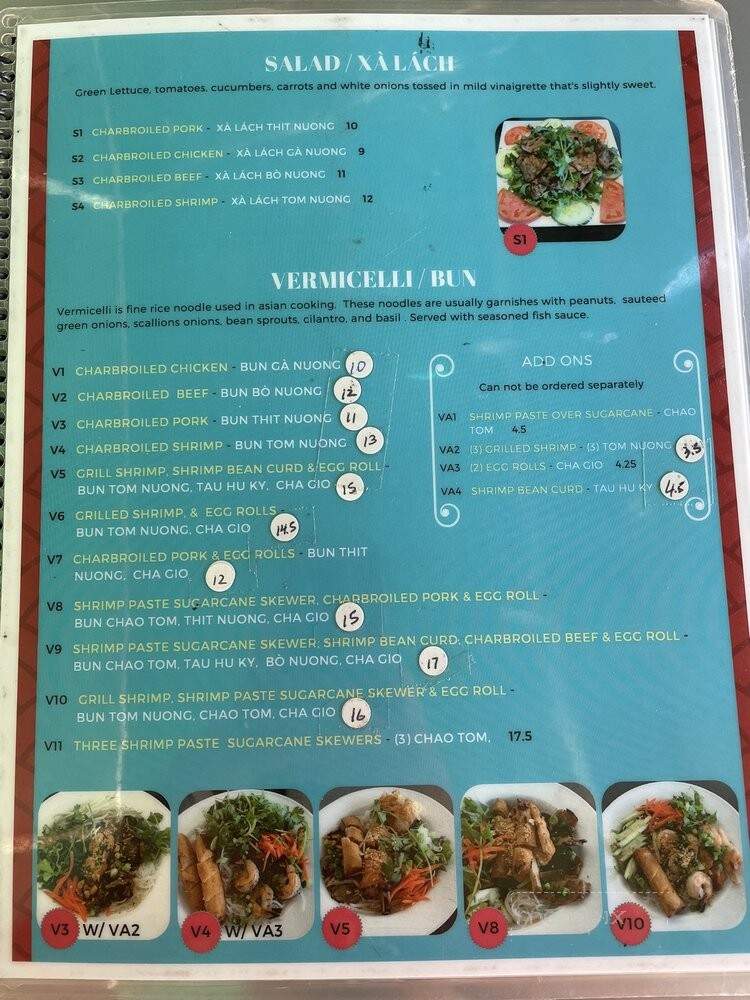 Pho Amour - Fontana, CA menu_pic