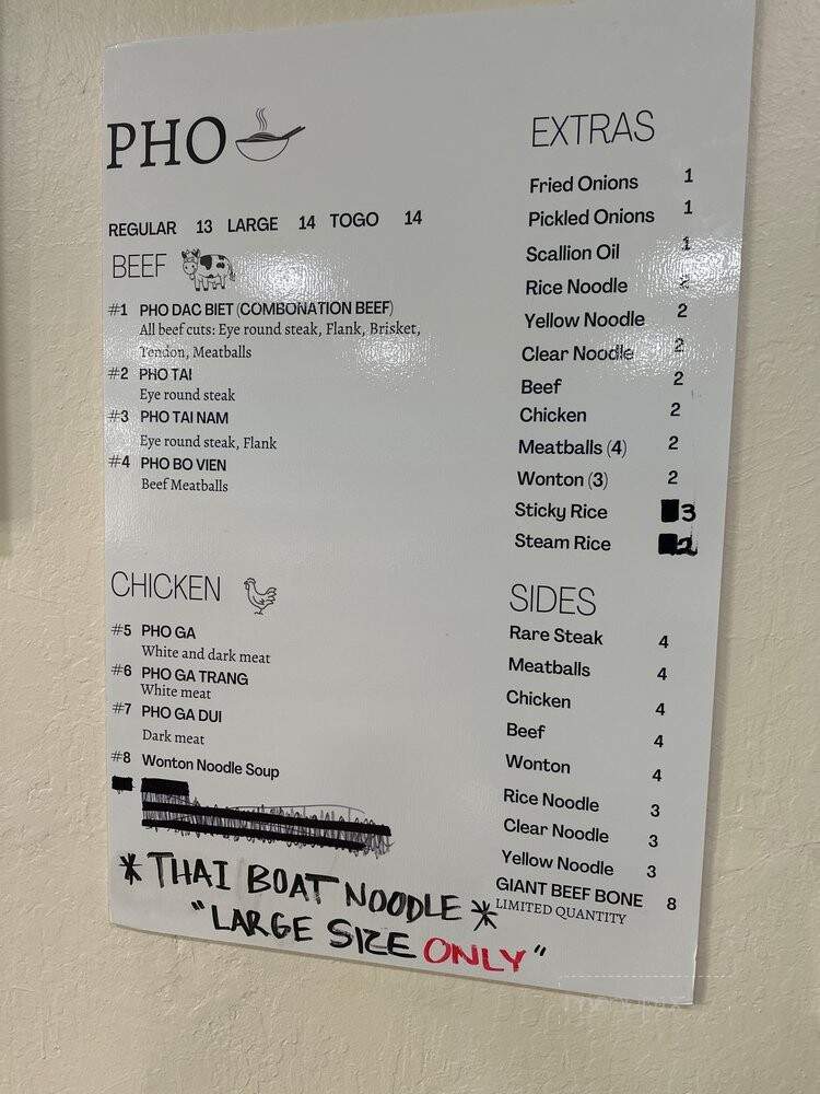 Pho Anh Dao - Citrus Heights, CA menu_pic