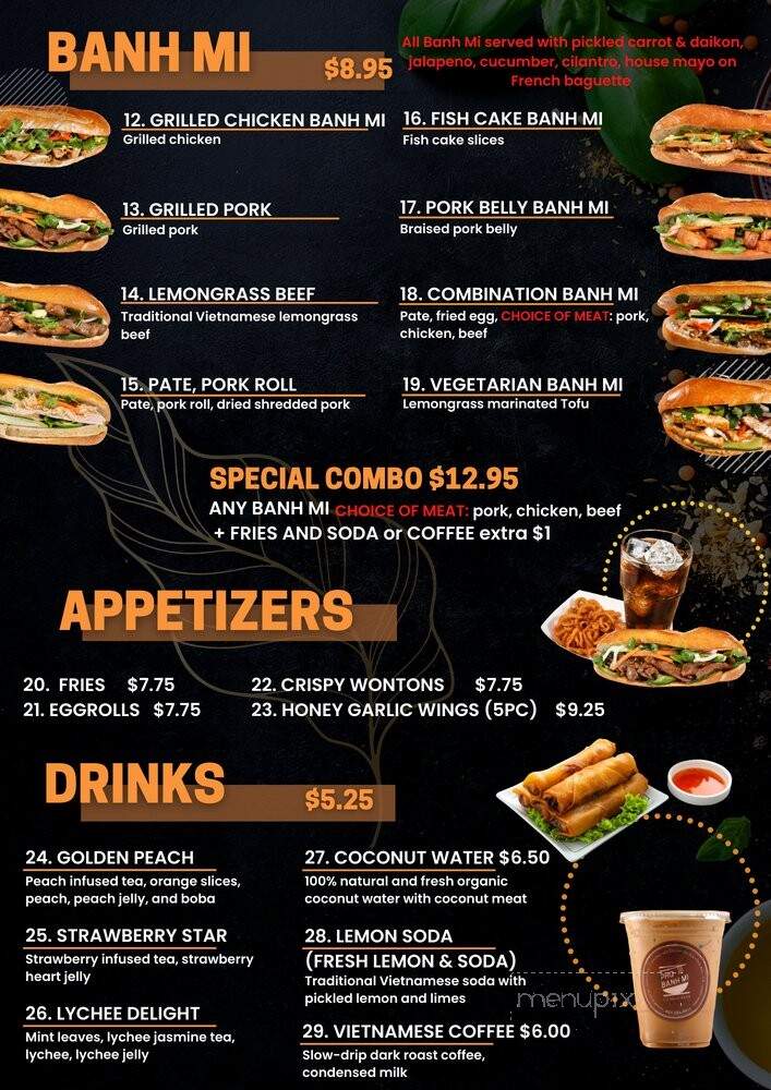 Pho Banh Mi - San Jose, CA menu_pic