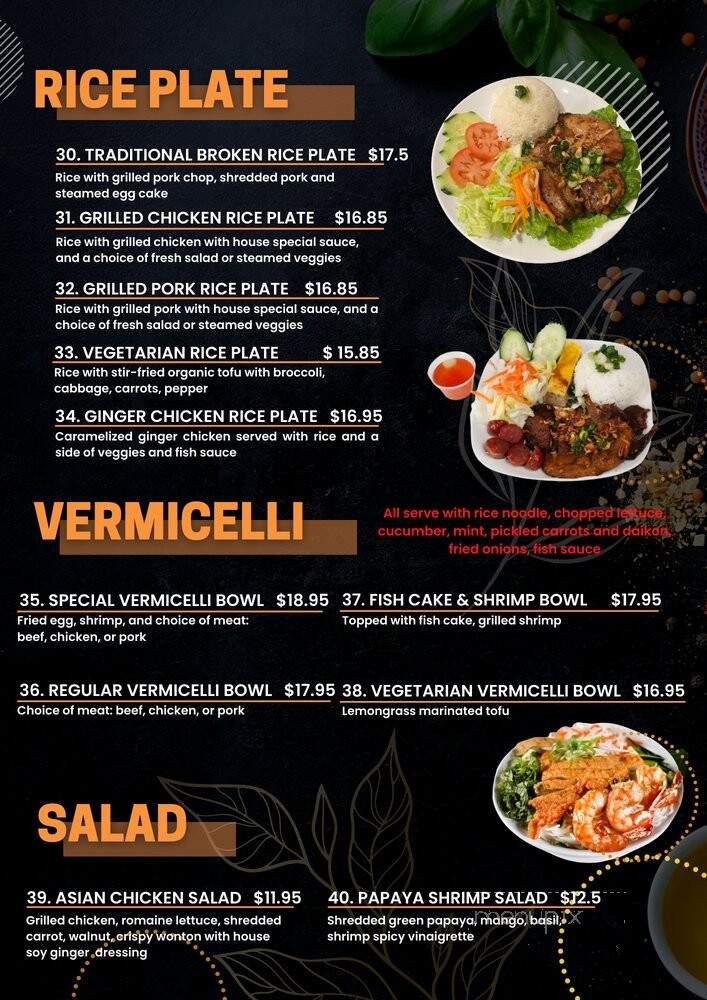 Pho Banh Mi - San Jose, CA menu_pic