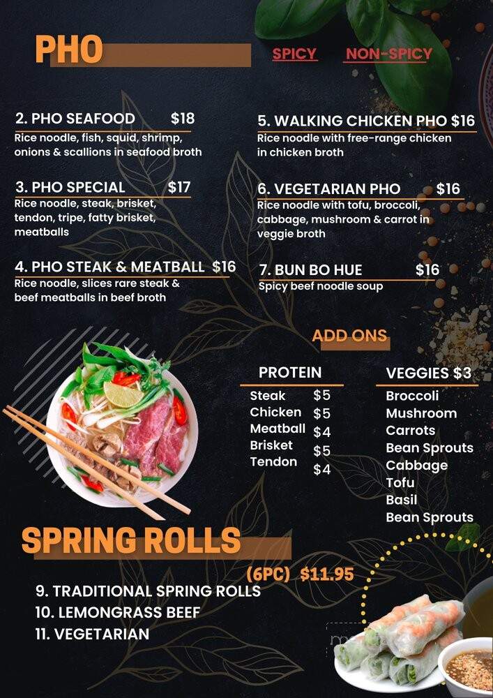 Pho Banh Mi - San Jose, CA menu_pic