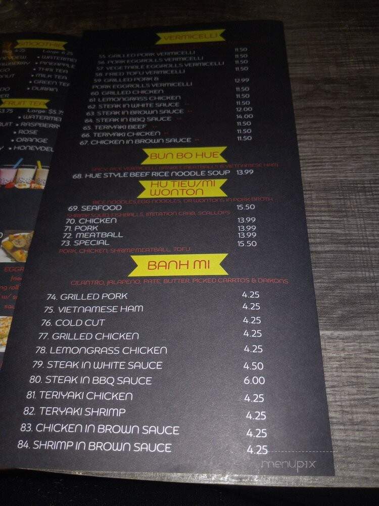 Pho Ever Asian Cuisine 2 - Crystal River, FL menu_pic