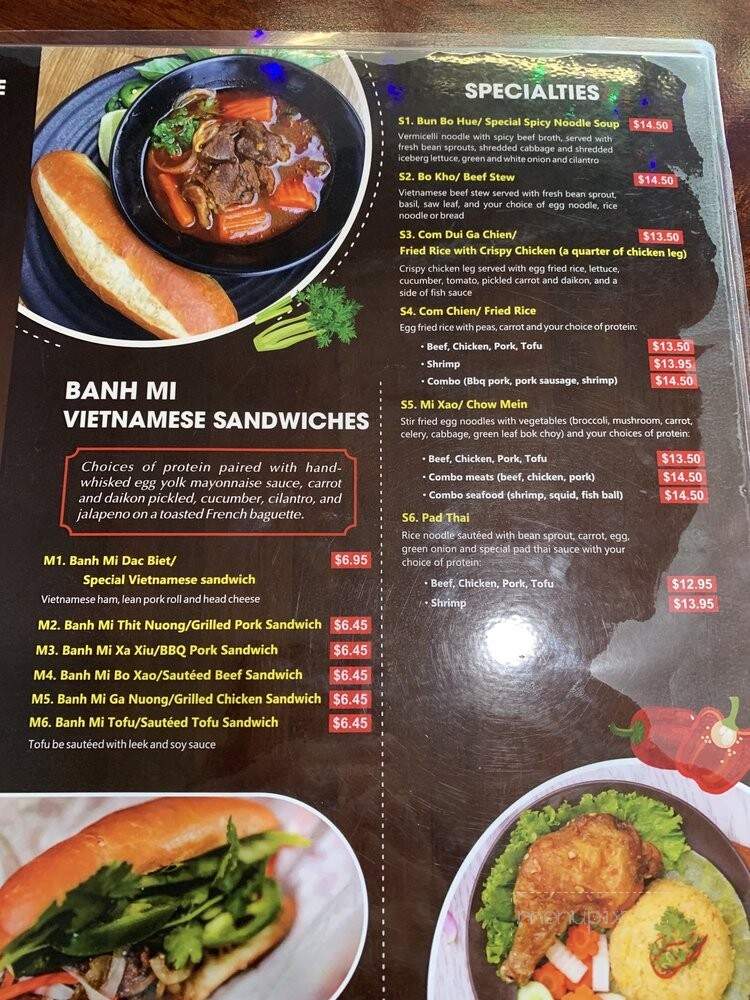 Pho Family - Vancouver, WA menu_pic