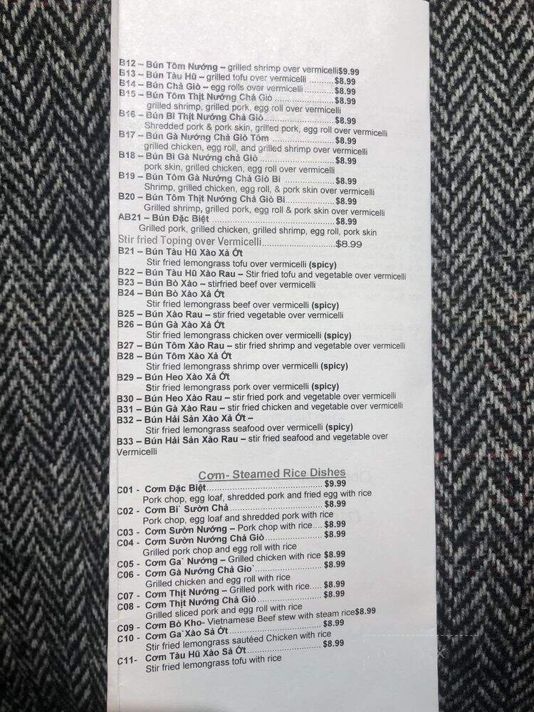 Pho San Antonio - San Antonio, TX menu_pic