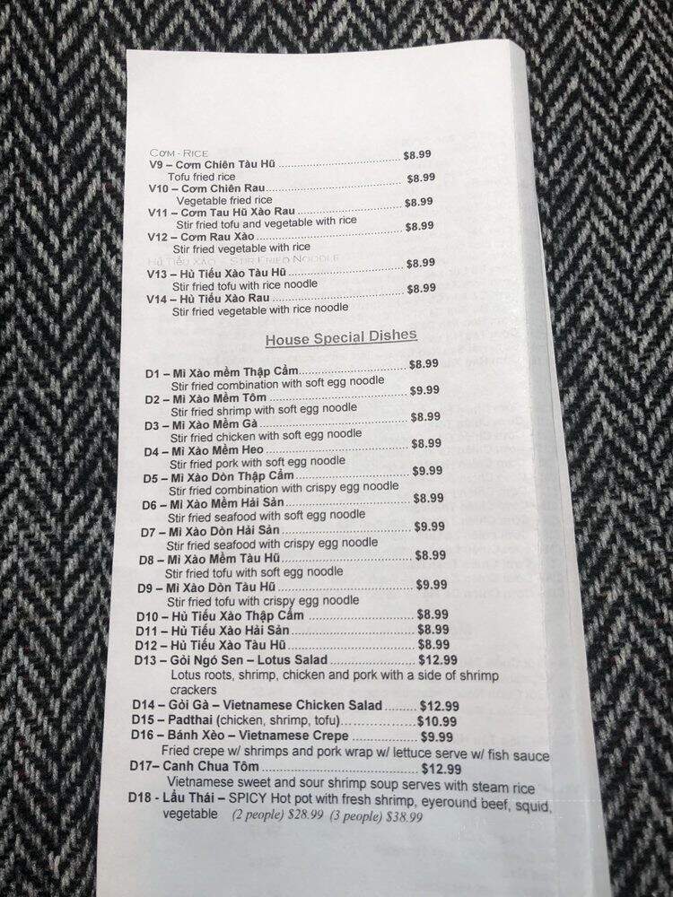 Pho San Antonio - San Antonio, TX menu_pic