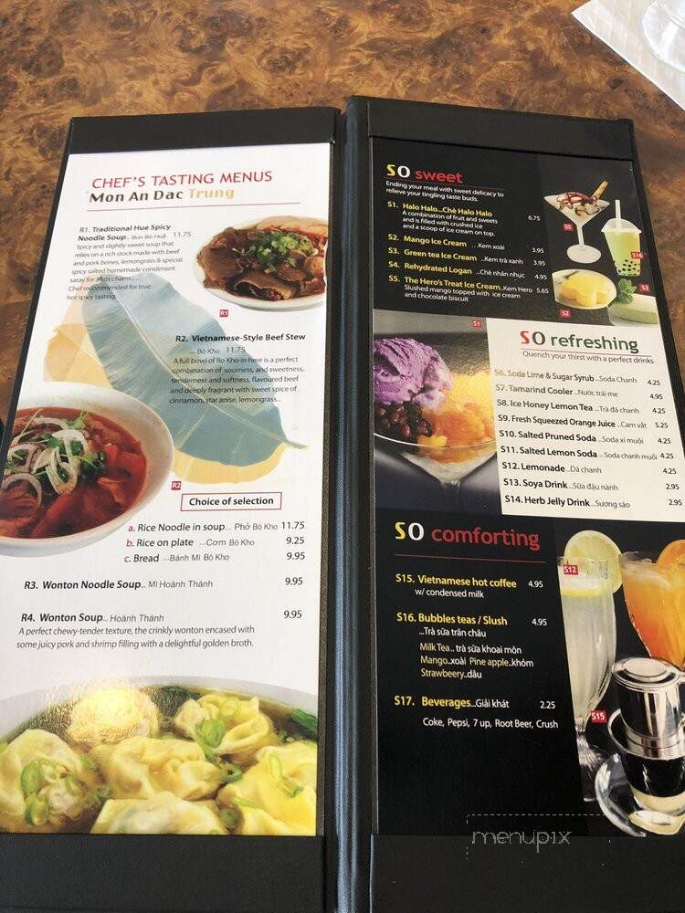 Pho Hung Restaurant - Surrey, BC menu_pic