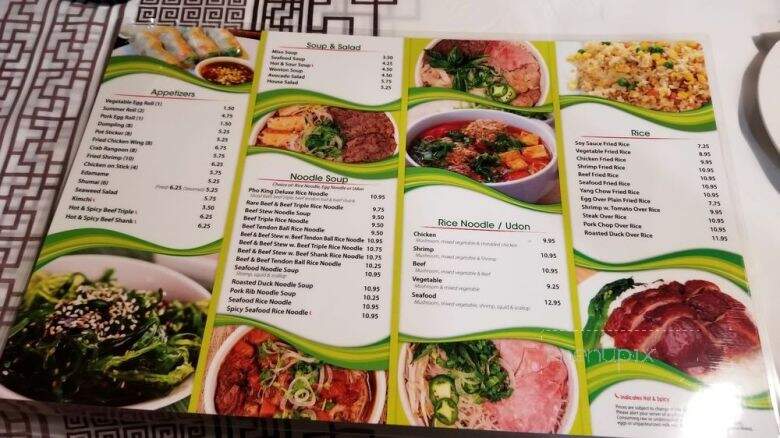 Pho King Good - Madison, WI menu_pic