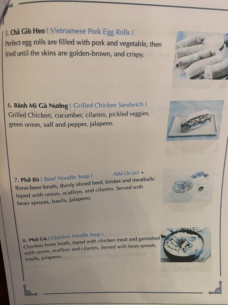 Pho Kitchen - Cookeville, TN menu_pic