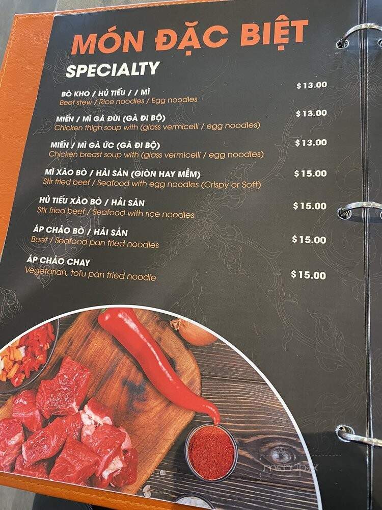 Pho Lovers 3 - Huntington Beach, CA menu_pic