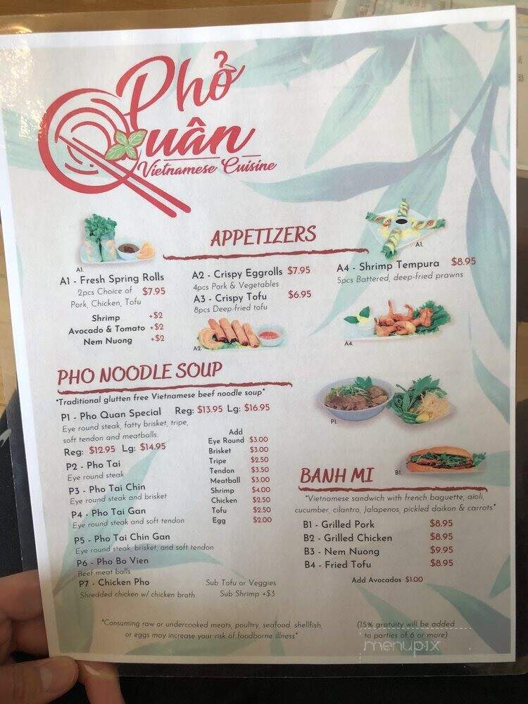Pho Quan Vietnamese Cuisine - Hermiston, OR menu_pic