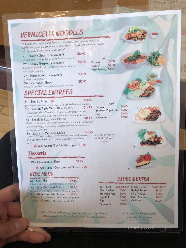 Pho Quan Vietnamese Cuisine - Hermiston, OR menu_pic