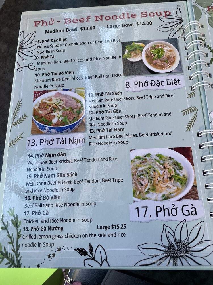 Pho Queen - Surrey, BC menu_pic
