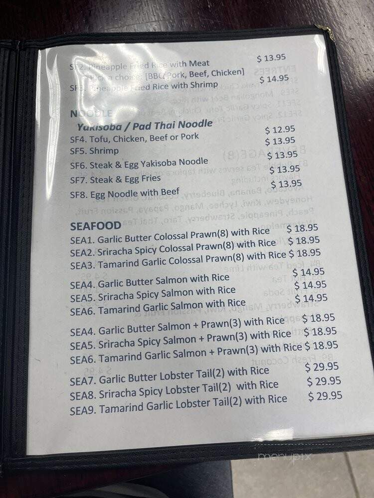 Pho Time - Auburn, WA menu_pic