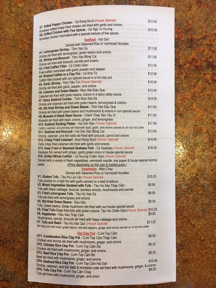 Pho Viet Vietnanese Cuisine - Round Rock, TX menu_pic
