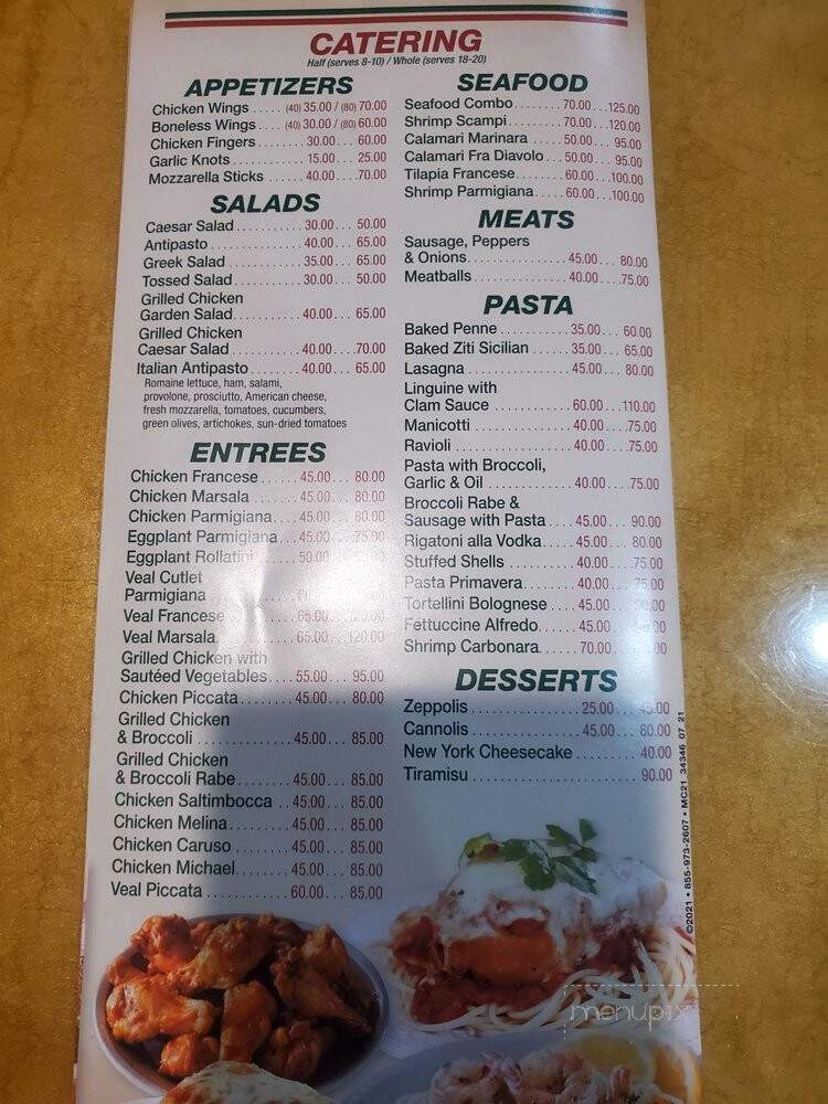 Picasso Pizza III - Allentown, PA menu_pic