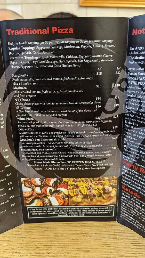 Pizza Fenice - Village of Pelham, NY menu_pic