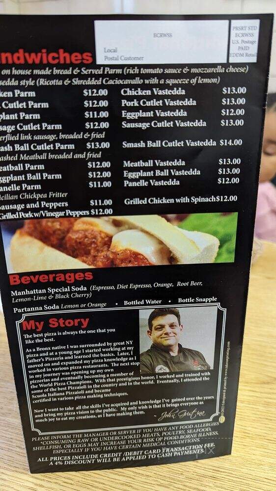 Pizza Fenice - Village of Pelham, NY menu_pic