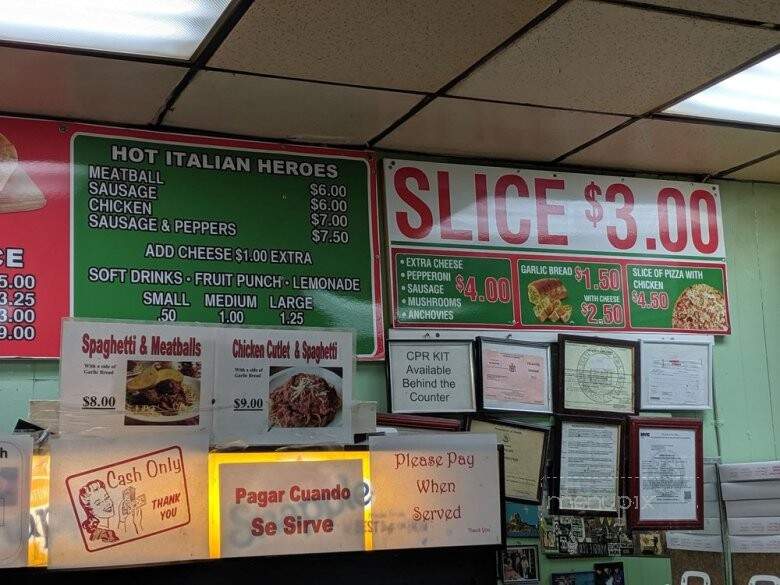 Pizza Palace - New York, NY menu_pic
