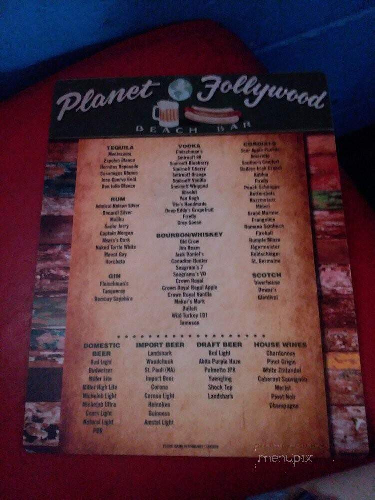 Planet Hollywood - Folly Beach, SC