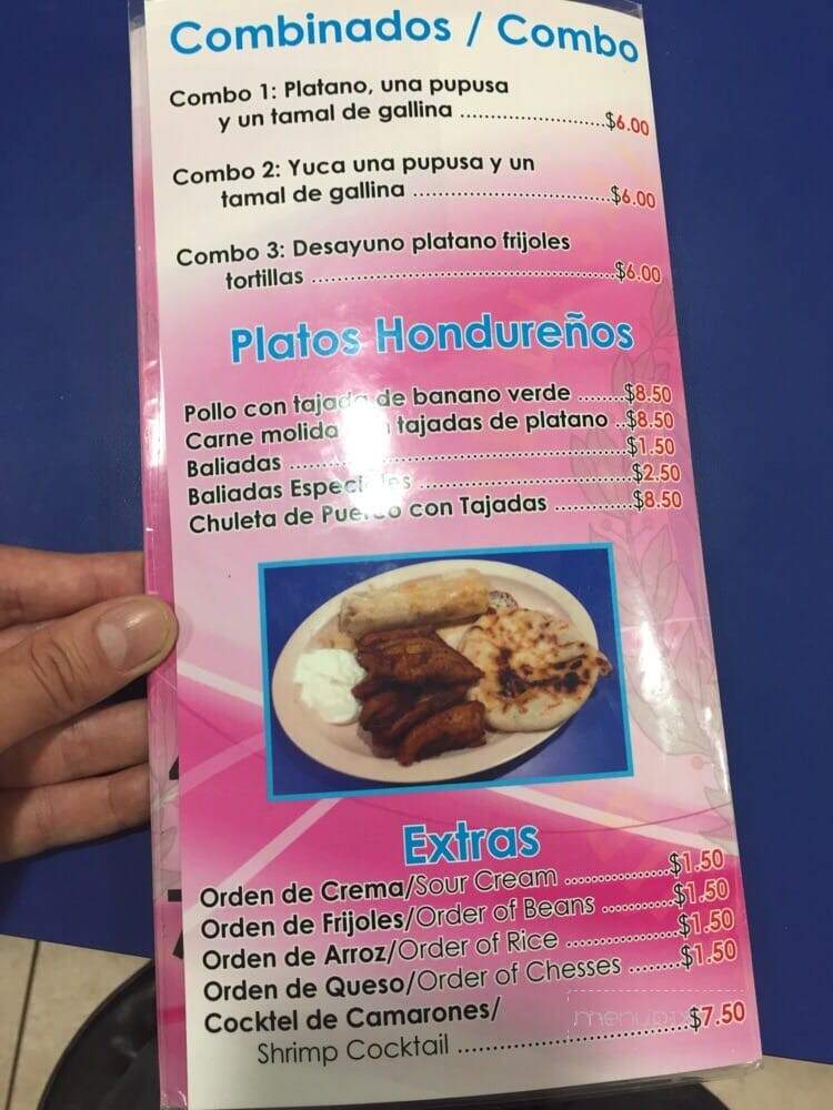 La Playa El Cuco - Houston, TX menu_pic