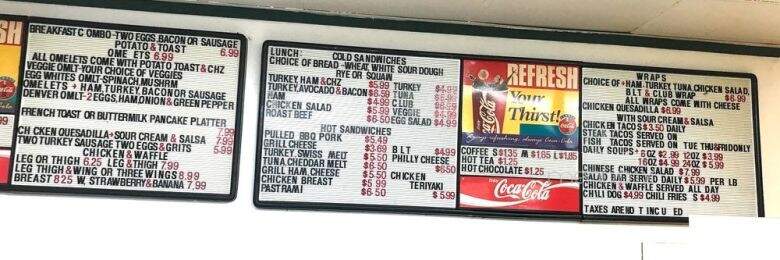 Plaza Cafe - Los Angeles, CA menu_pic
