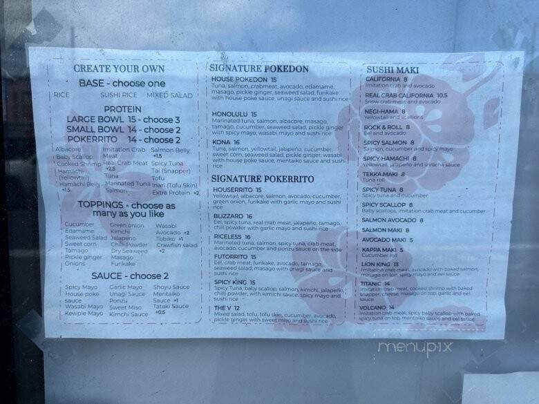Pokedon - San Francisco, CA menu_pic